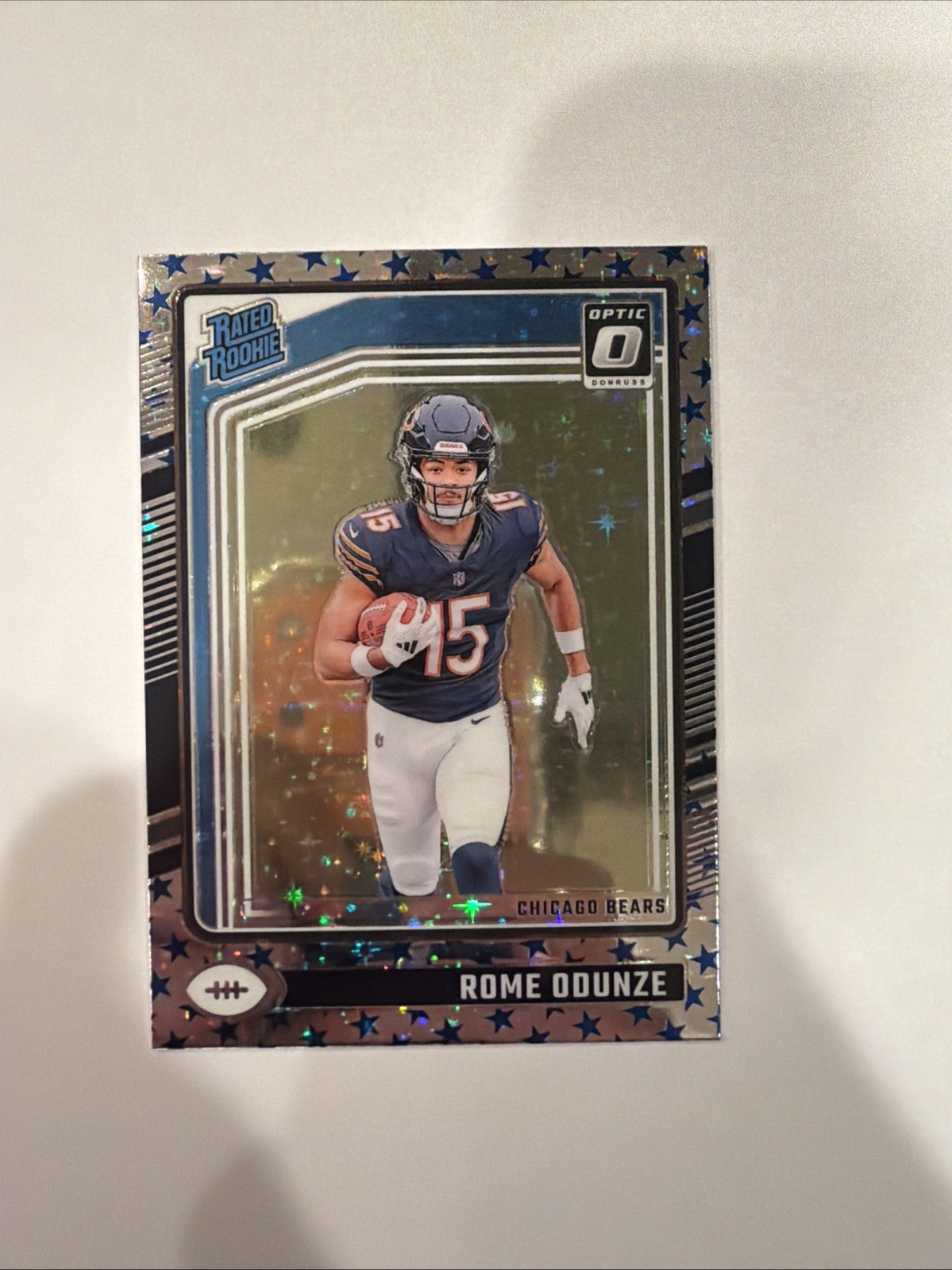 2024 Panini Donruss Optic - Rated Rookie Rome Odunze #286 Stars Prizm (RC) Bears
