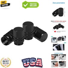 4 Pcs Tire Stem Valve Caps Wheel Valve Covers Car Dustproof Tire Cap Leak-pr...