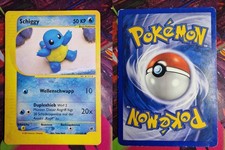 Squirtle 131/165 Expedition 2002 German Pokemon Card Schiggy