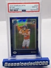 2024 Panini Donruss Optic Rated Rookie Bo Nix #209 Blue Hyper Prizm (RC) PSA 10