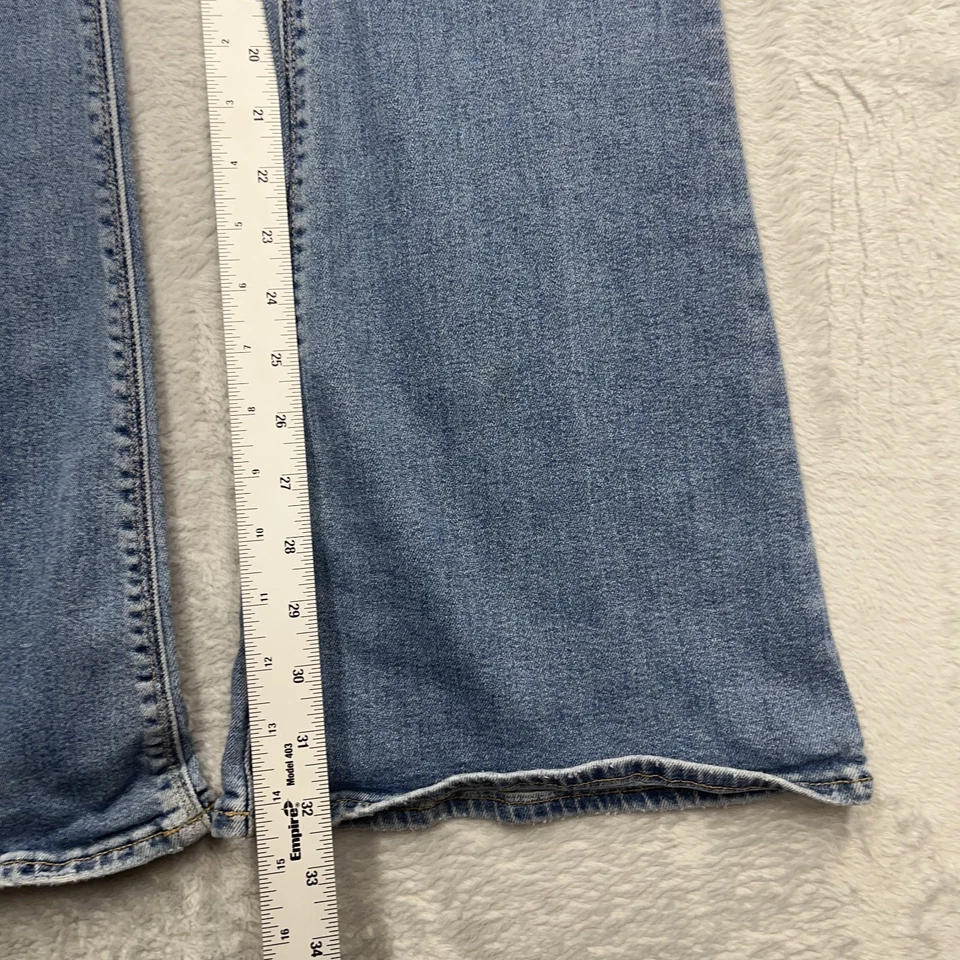 Женские джинсы Hudson на молнии Fly с высоким подъемом Holly Flare Leg синие размер 24 Y2k 90-е - Изображение 4 из 4