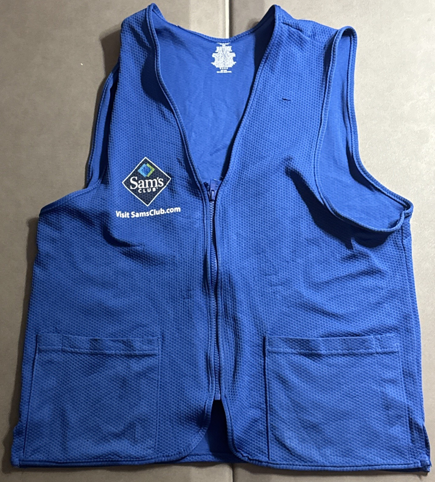 Sam Proud Sam’s Club Proud Associate Employee Uniform Blue Vest… - Gem