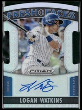2015 Panini Prizm #13 Logan Watkins Fresh Faces Baseball Prizm Signatures