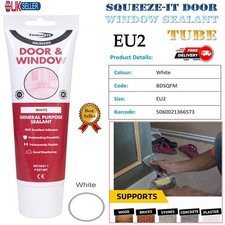 SQUEEZE IT DOOR & WINDOW General Purpose Water Based Sealant Adhesive White EU2