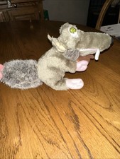 Scrat Ice Age Stuffed Plush Animal 2002 Jakks Pacific Twentieth Century Fox 9"