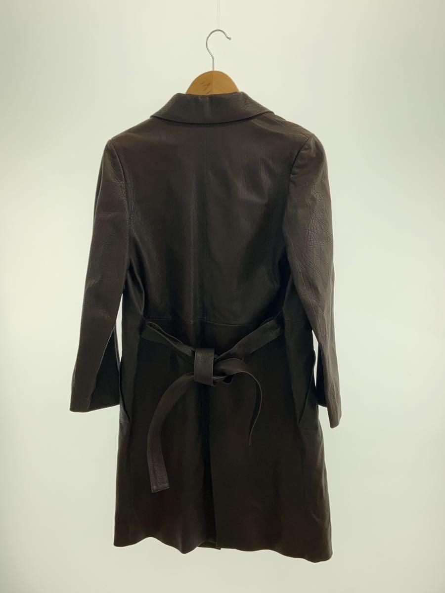 ALTRA LOEWE altro cappotto pelle di pecora marrone