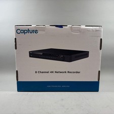 Capture Video Recorder H265 2TB HDD 8 Channel 4K Network Recorder