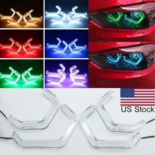 4pcs Led Rgb Angel Eyes Drl App Control For Bmw F10 F18 F82 F80 F32 F30 M3 M4 4pcs Led Rgb Angel Eyes Drl App Control For Bmw F10 F18 F82 F80 F32 F30 M3 M4