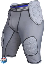 Exxact Sports Touchdown 5-Pad Youth Football Girdle with Cup Pocket, Lightwei