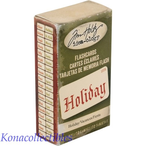 2017 Idea-ology Tim Holtz Flashcards- Holiday Christmas New! TH93645 - Bild 2 von 3
