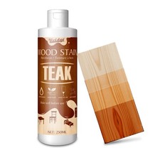 Wood Stain, 8.5oz/250ml Water Based Stain for 250 milliliters, Teak