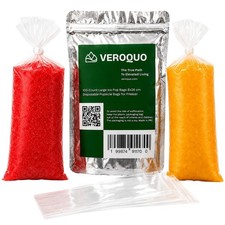100Count Large Ice Pop Bags 8x26 cm Disposable Popsicle Bags for Freezer