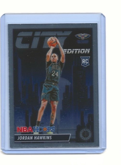 #7 Jordan Hawkins 2023-24 Nba Hoops Premium Stock City Edition Silver Prizm