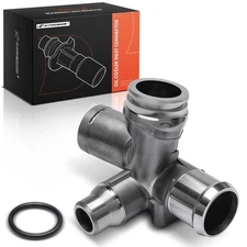 A-Premium Aluminum Engine Coolant Flange Water Pipe for Audi A4 Quattro A4 05-09