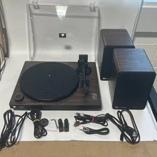 Victrola - Premiere T1 Turntable System - Espresso (Model: VTTS-1-ESP)=READ=