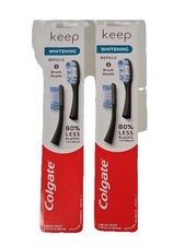 Colgate Keep Whitening Toothbrush Refills 4 Brush Heads 80 Less Plastic New