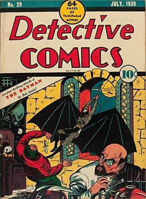 Detective Comics No.29 Classic Golden Age Batman Comic Poster 24x36