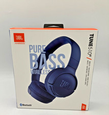 Sealed JBL Tune 510BT Bluetooth headphones with up to 40 hours battery Blue