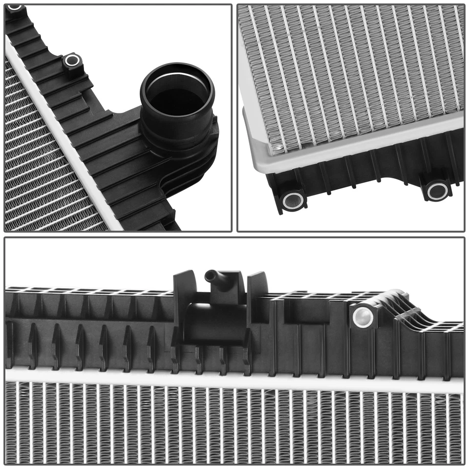 Radiador de refrigeración de motor de 2 filas de aluminio para Kenworth T660/Peterbilt 320 2008-2015 Foto 4 de 4
