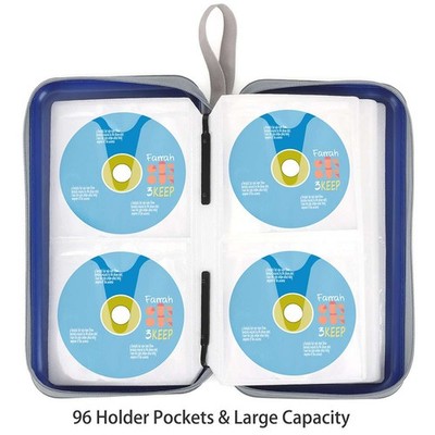 96 Disc CD Bag DVD Holder VCD Case Storage Carry Organizer