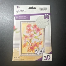 Gemini By Crafters Companion Cherry Blossom 3D Embossing Folder 5x7 B2600