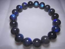 Natural s blue labradorite bracelet high quality! Beautiful color!