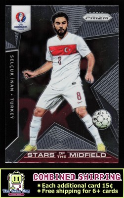 2016 Panini Prizm UEFA Euro Stars of the Midfield #18 Selcuk Inan Turkey