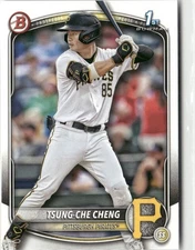 2025 Bowman Prospects 1st Base Card Tsung-Che Cheng Pittsburgh Pirates #BP-95