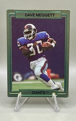 1989 Action Packed Football Dave Meggett Rookie RC #17 - New York Giants