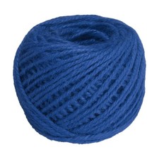 164 Feet Natural Jute Twine 3mm Twine String Color Jute Rope, Blue