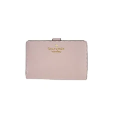 Kate Spade KK950 Madison Saffiano Medium Compact Bifold Wallet Pale Amethyst