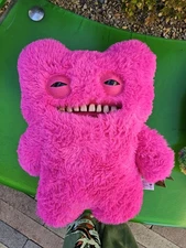 Mr. Buttons FUGGLER BIGG FUGG Plush XL 18” Pink Monster Teeth Jumbo Limited Ed.