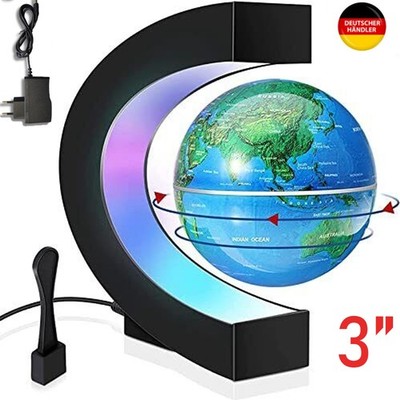 Magnetische Levitation Globe Built In LED Licht Magnetic Floating Globe Welt DE