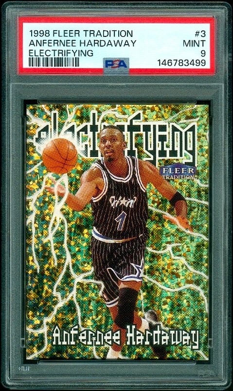 1998-99 Fleer Tradition - Electrifying Anfernee Hardaway #3 E for 