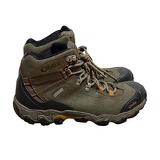 Oboz Bridger Mid B-Dry Hiking Boot Mens Waterproof Green Brown Size 8.5