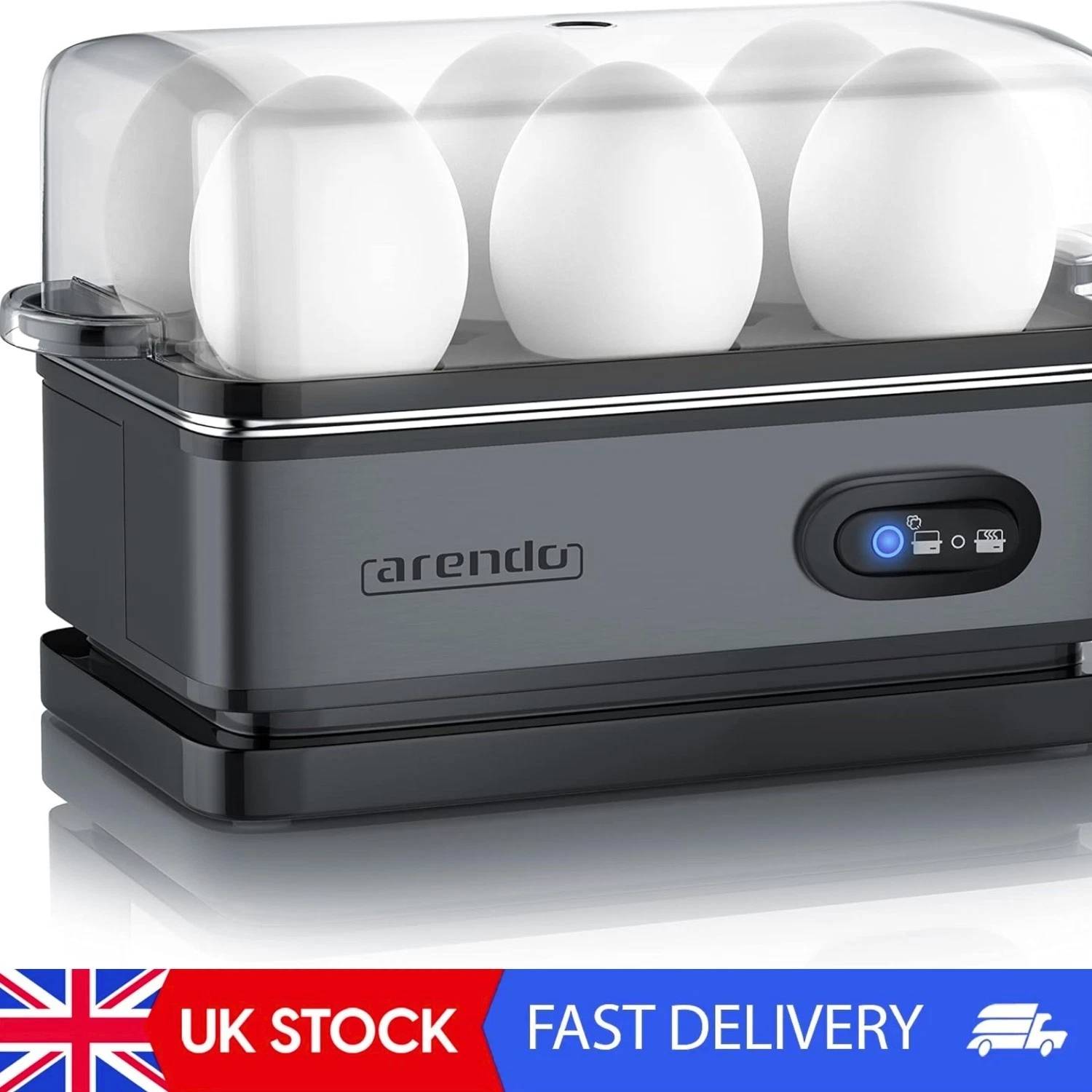 - Electric Egg Boiler, Automatic Cooker With Warming Function, 6 Egg Capacity,
Opens in a new window