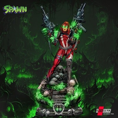 b3dserk she spawn skulptur 9 inch tall 