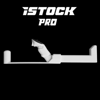 iSTOCK PRO VR Gunstock Compatible with Meta Quest 2 & 3 & Pro & Hp Reverb G2