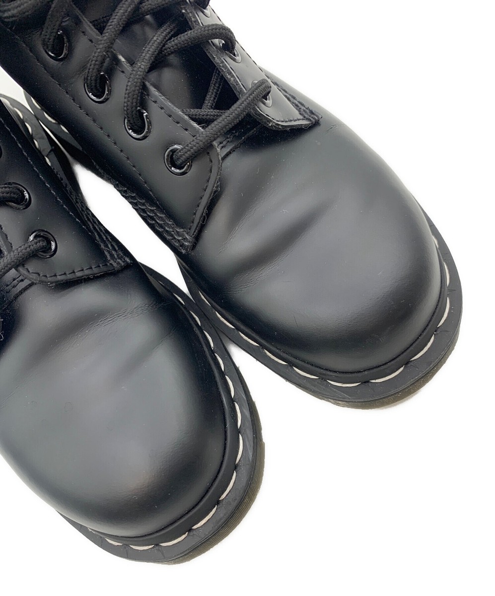 Dr.Martens/ White Stitch 8 Hole Boots Black Size:UK5 | eBay