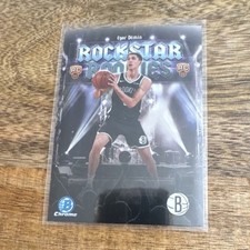 2025 Topps Bowman Chrome Egor Demin Nets Rockstar Rookies #RR-8 Rookie