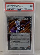 2004 POKEMON EX TEAM ROCKET RETURNS #99 ROCKET'S MEWTWO EX HOLO PSA 7 NM on eBay
