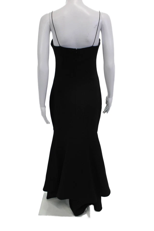 Vestido sin mangas de sirena negro con cuello cuadrado sin mangas talla S de Likely para mujer Foto 3 de 4