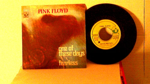 Pink Floyd,Harvest"One Of These Days"Italy,7"45 w P/S,1972 psych rock classic,M-
