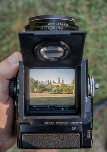 ZENZA BRONICA ゼンザブロニカ Waist Level ファインダー for ETR ETRS ETRSi N MINT in/Box ] Zenza Bronica ETR Waist Level Finder E For