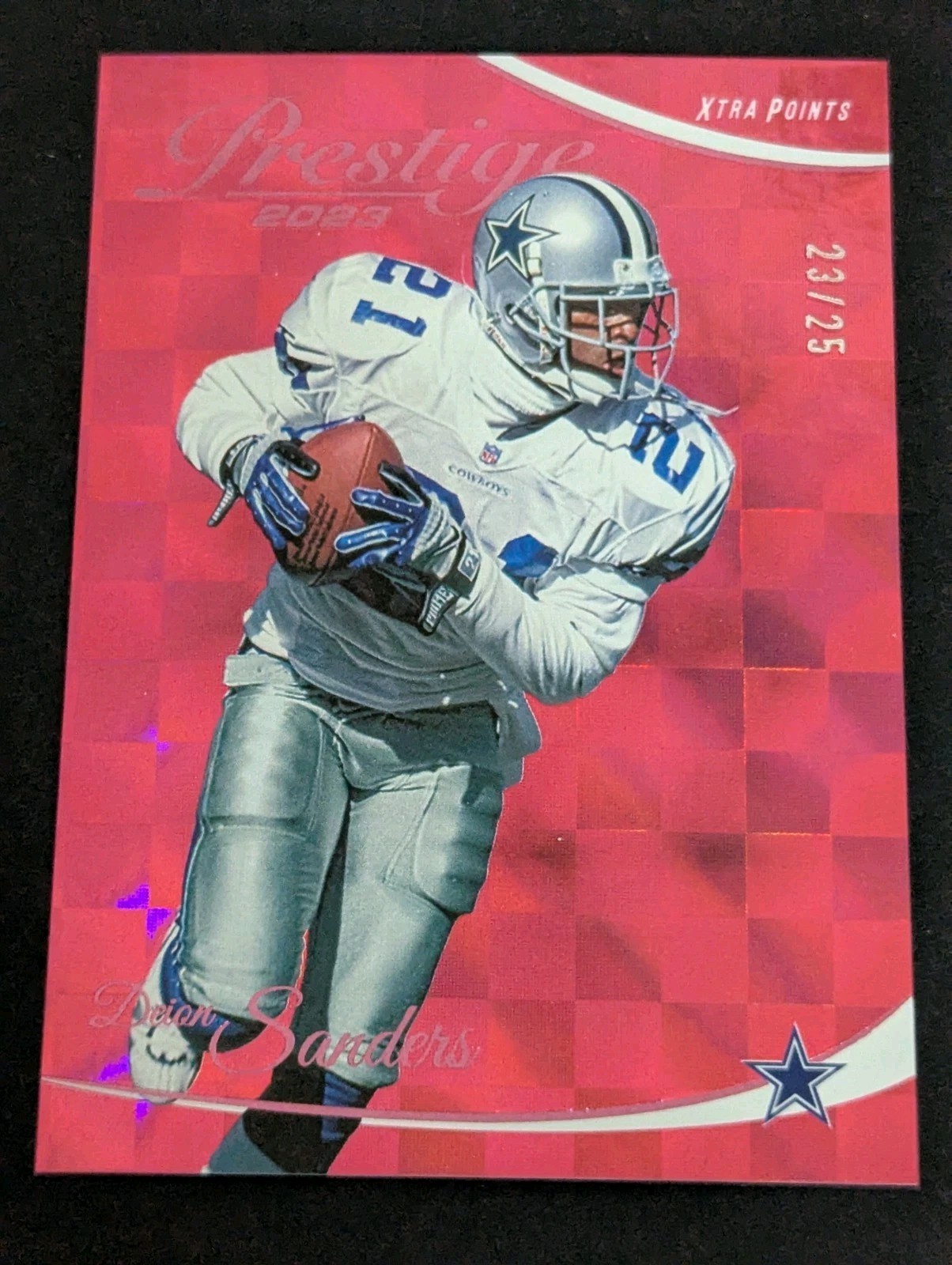 2023 Panini Prestige Base Xtra Points Pink #80 Deion Sanders 23/25