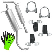 Schaldampferset Auspuff FüR Seat Ibiza 3 Skoda Fabia 1 VW Polo 4 9N 1.2