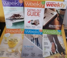 Lot of 6 Weight Watchers Weeklies Weekly Points Plus - Brand New Lot D