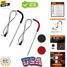 2-Pack Meat Thermometer Replacement for Pit Boss Pellet Grills and Smokers, 3...