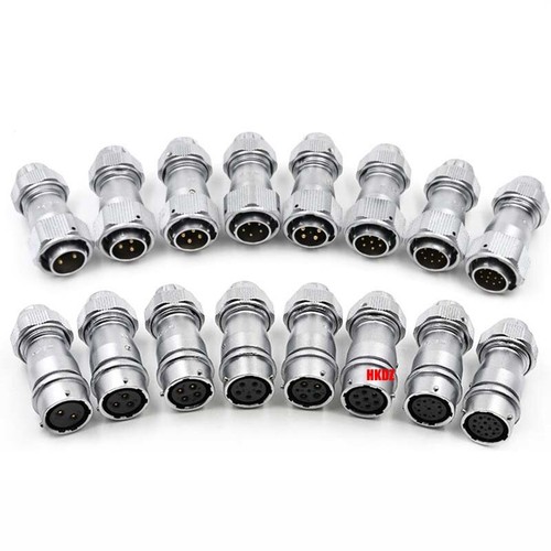 WY20 TE+ZE Aviation Plugs Sockets IP67 Waterproof Cable Connector 2 3 4~15 Pins - Picture 17 of 47