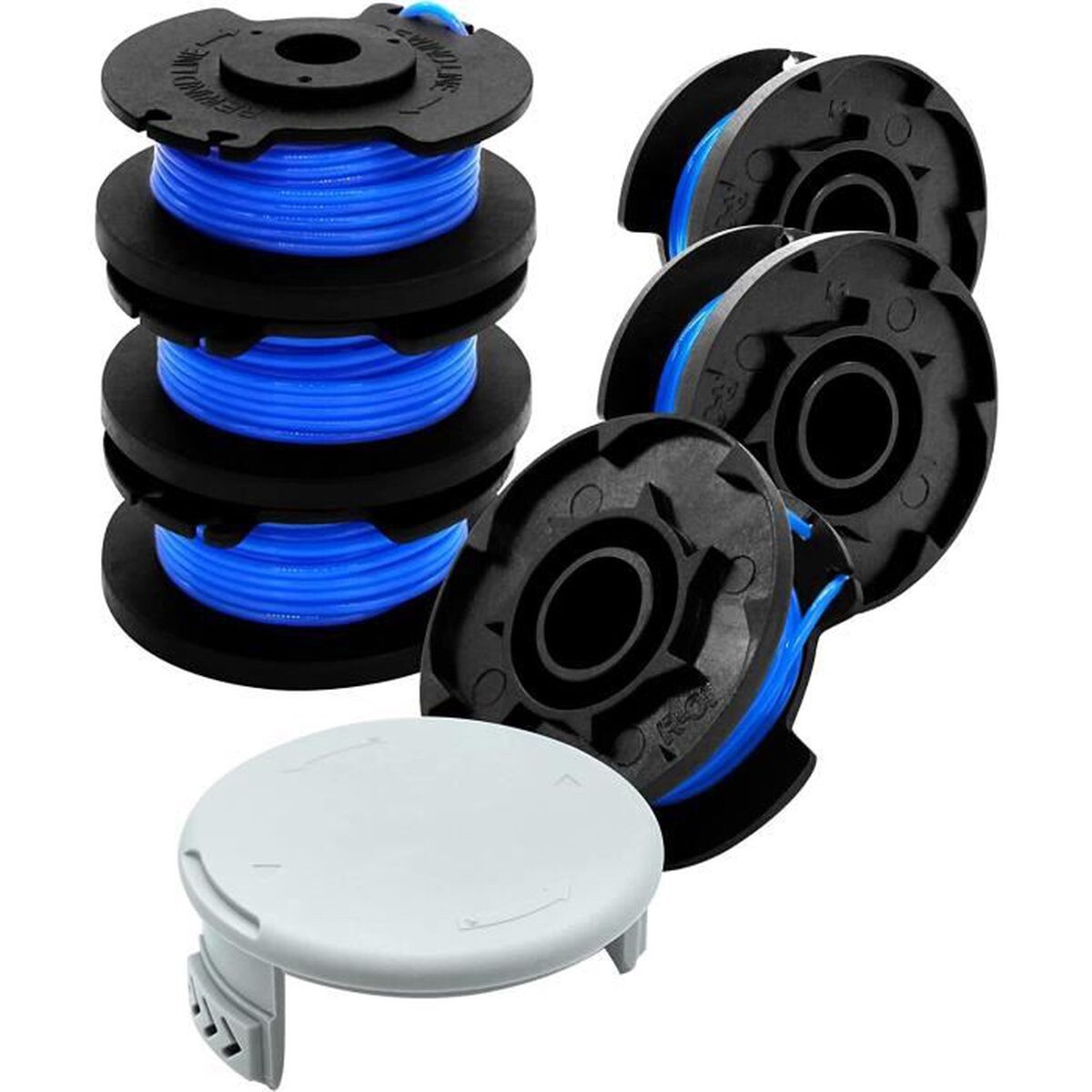 Bobine fil coupe-bordure Ryobi empêchant la casse du fil pour désherber les murets en pierre